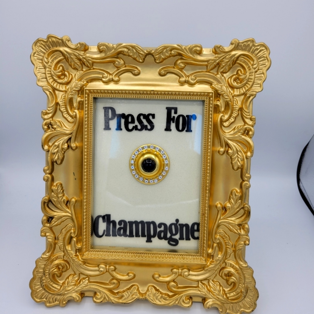Press For Champgne sign